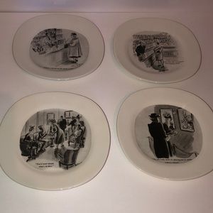 Vintage Hellen E. Hokinson set of 4 Plates